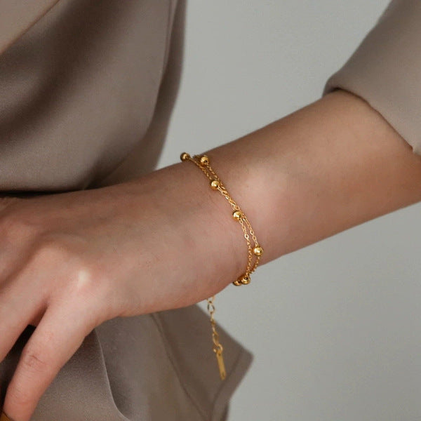 Chain Bracelet | SSCB115 | Layer Beads