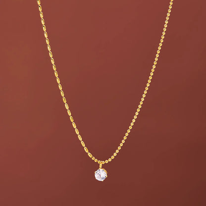 Necklace | SN261 | White Stone