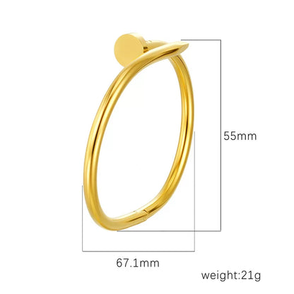 Bangle Bracelet | BB69 | Gold