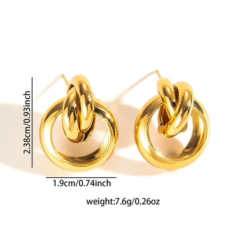 Statement Earring | STE117 | Gold