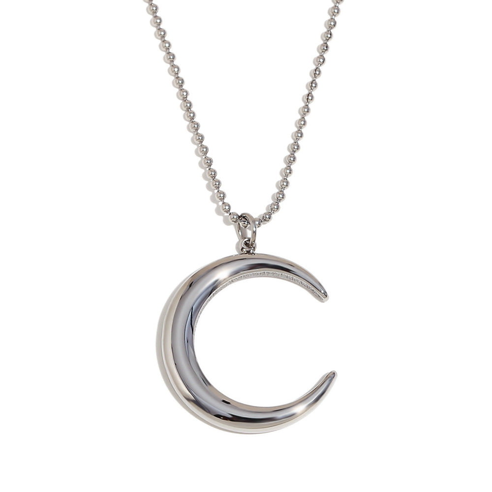 Necklace | SN217 | Crescent Moon | Silver