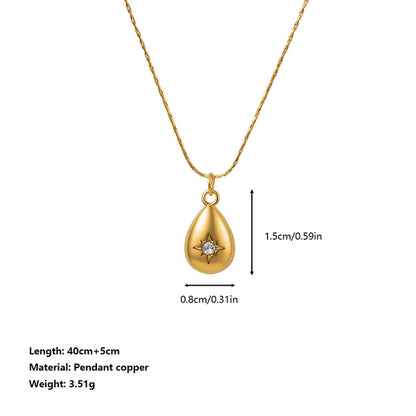 Necklace | SN365 | Celestial Teardrop