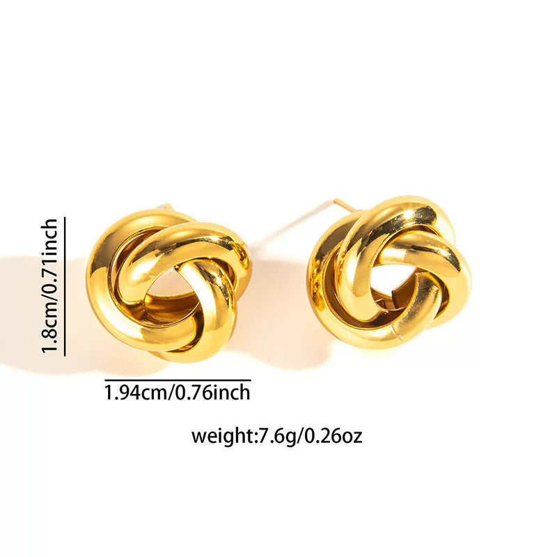 Statement Earring | STE118 | Gold