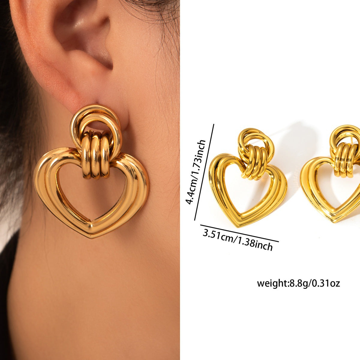 Statement Earring | STE027 | Amora