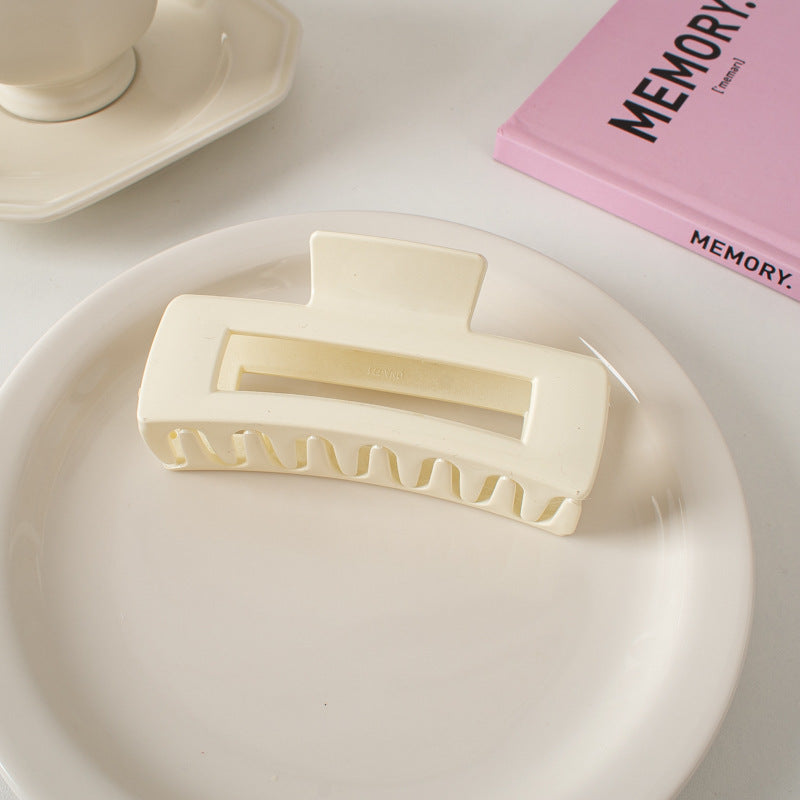 Hair Claw Clip | HCC15 | Bright White