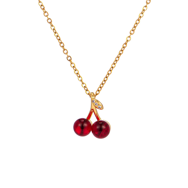 Necklace | SN290 | Cherry Stone