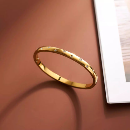 Bangle Bracelet | BB80 | Gold