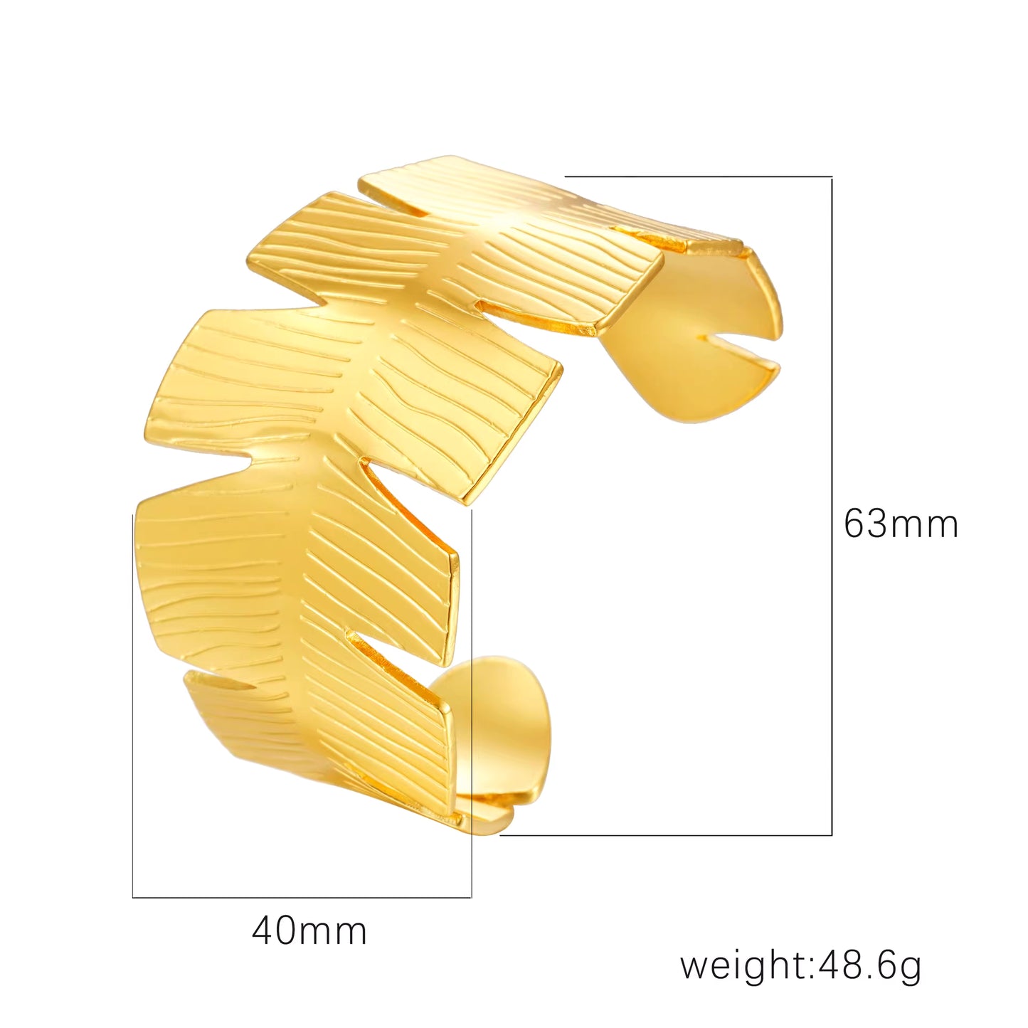 Cuff Bracelet | CB038 | Golden Dew