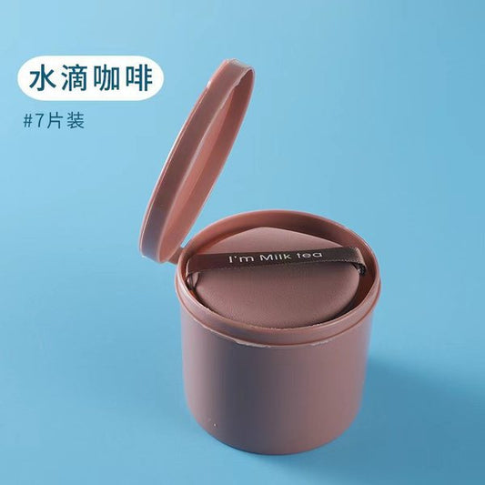 Powder Puff Air Cushion 7PC BOX : Teardrop-Brown