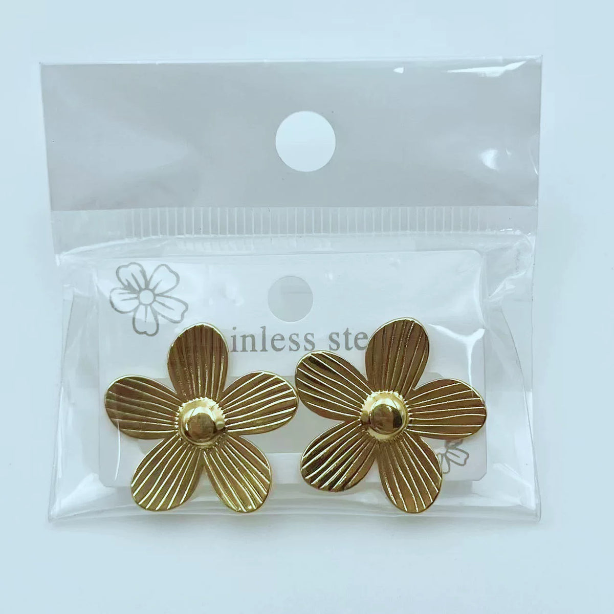 Statement Earring | STE103 | Gold