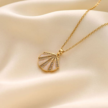 Necklace | SN351 | Seashell Fan