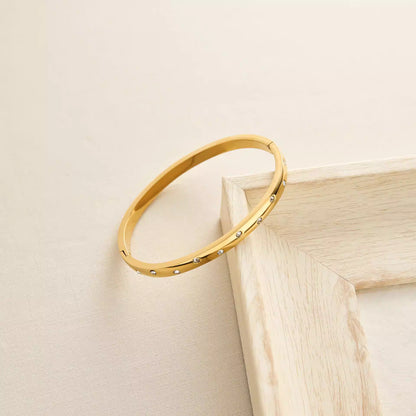 Bangle Bracelet | BB80 | Gold