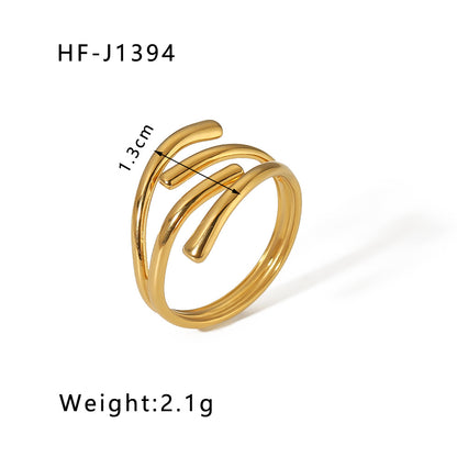 Statement Ring | SR143 | Gold