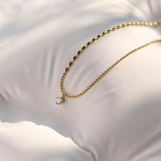 Necklace | SN261 | White Stone