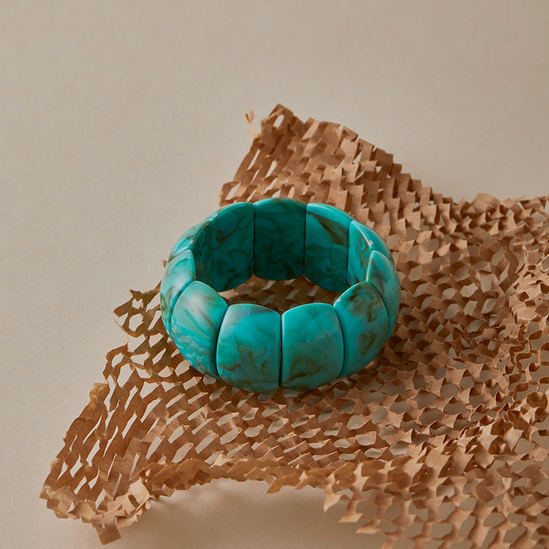 Acrylic Cuff Bracelet | ACB02 | Turquoise