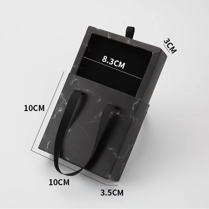 Premium Jewelry Box | Marble Black