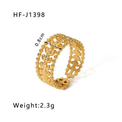 Statement Ring | SR132 | Gold