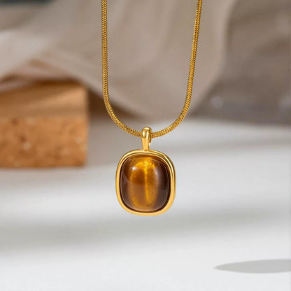 Necklace | SN325 | Vintage Brown