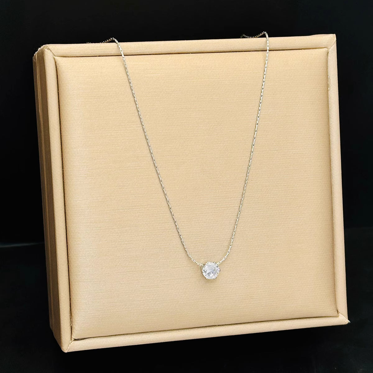 Necklace | SN106 | Simple Stone II Silver