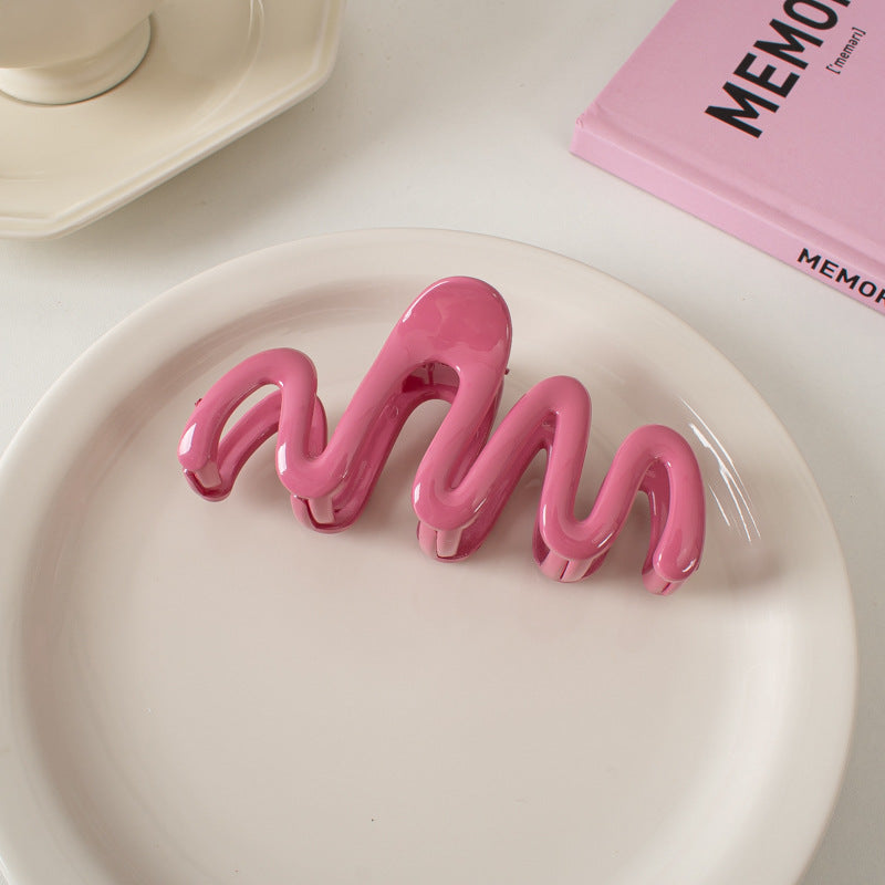 Hair Claw Clip | HCC17 | Raspberry Pink