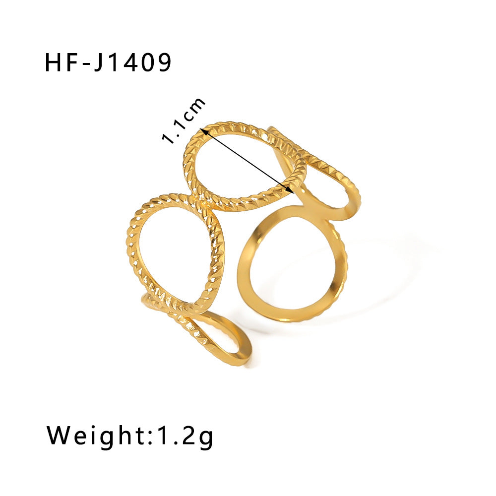 Statement Ring | SR133 | Gold