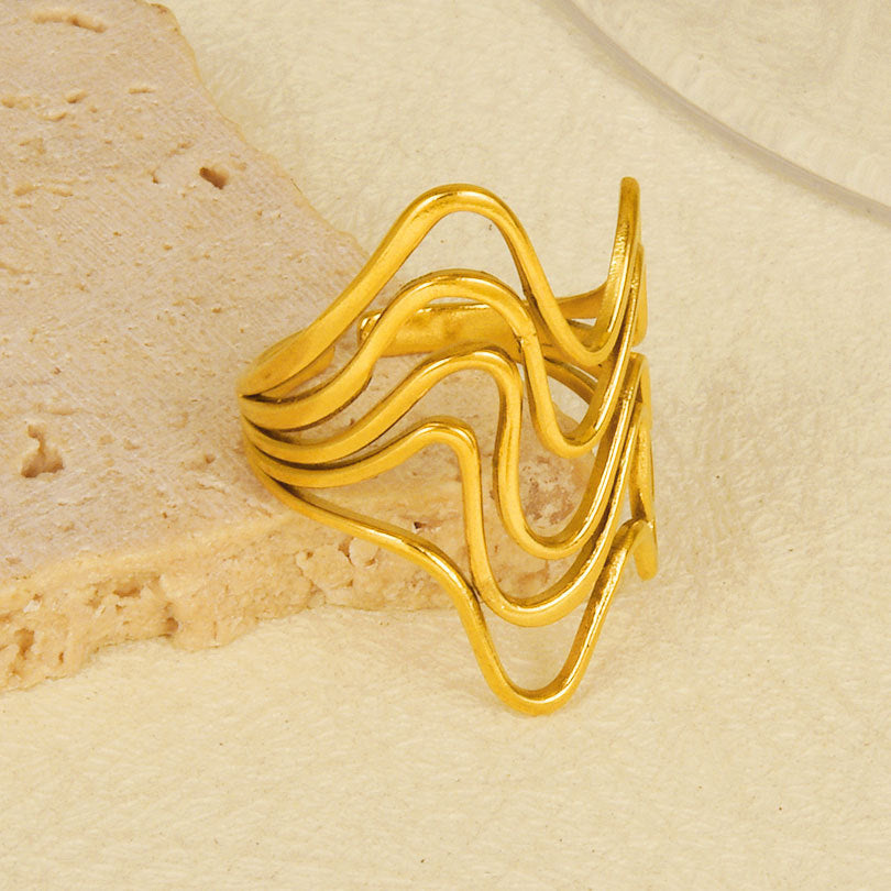 Statement Ring | SR160 | Gold