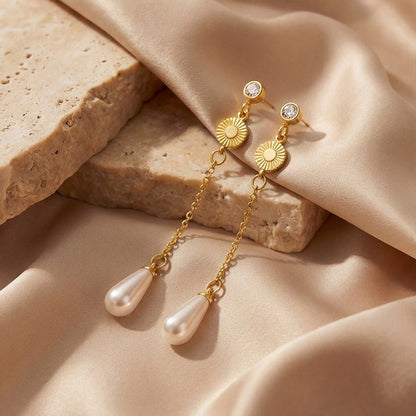 Statement Earring | STE122 | Tassel Pearl