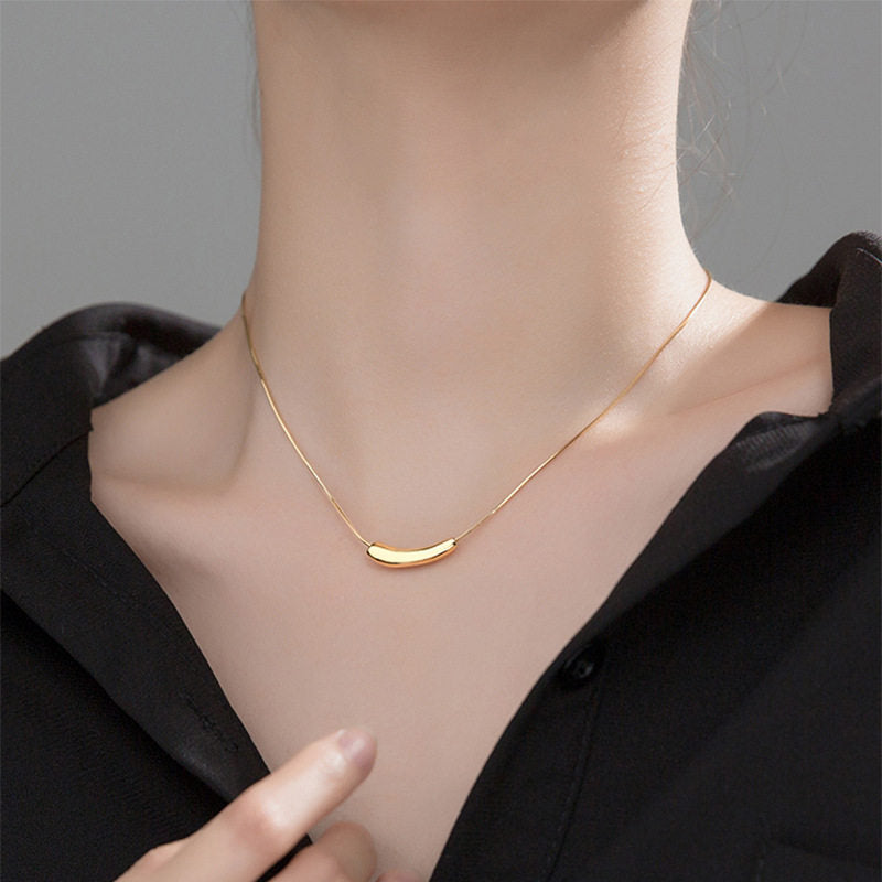 Necklace | SN063 | Dainty 16 Gold
