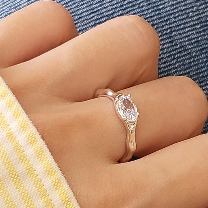 Zircon Ring | SR277 | Silver White