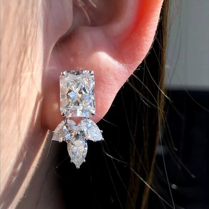 Zircon Leaf Princess Earring