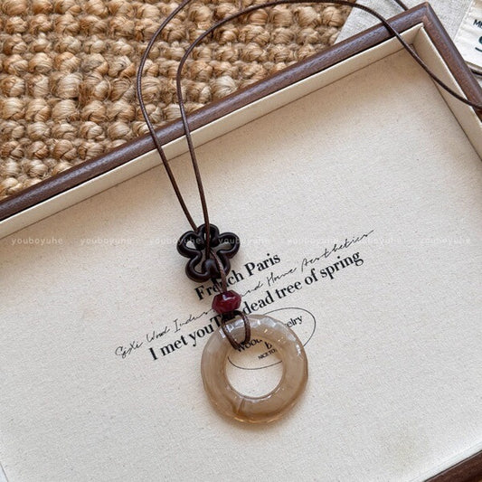 Boho Wooden Necklace | BWN07