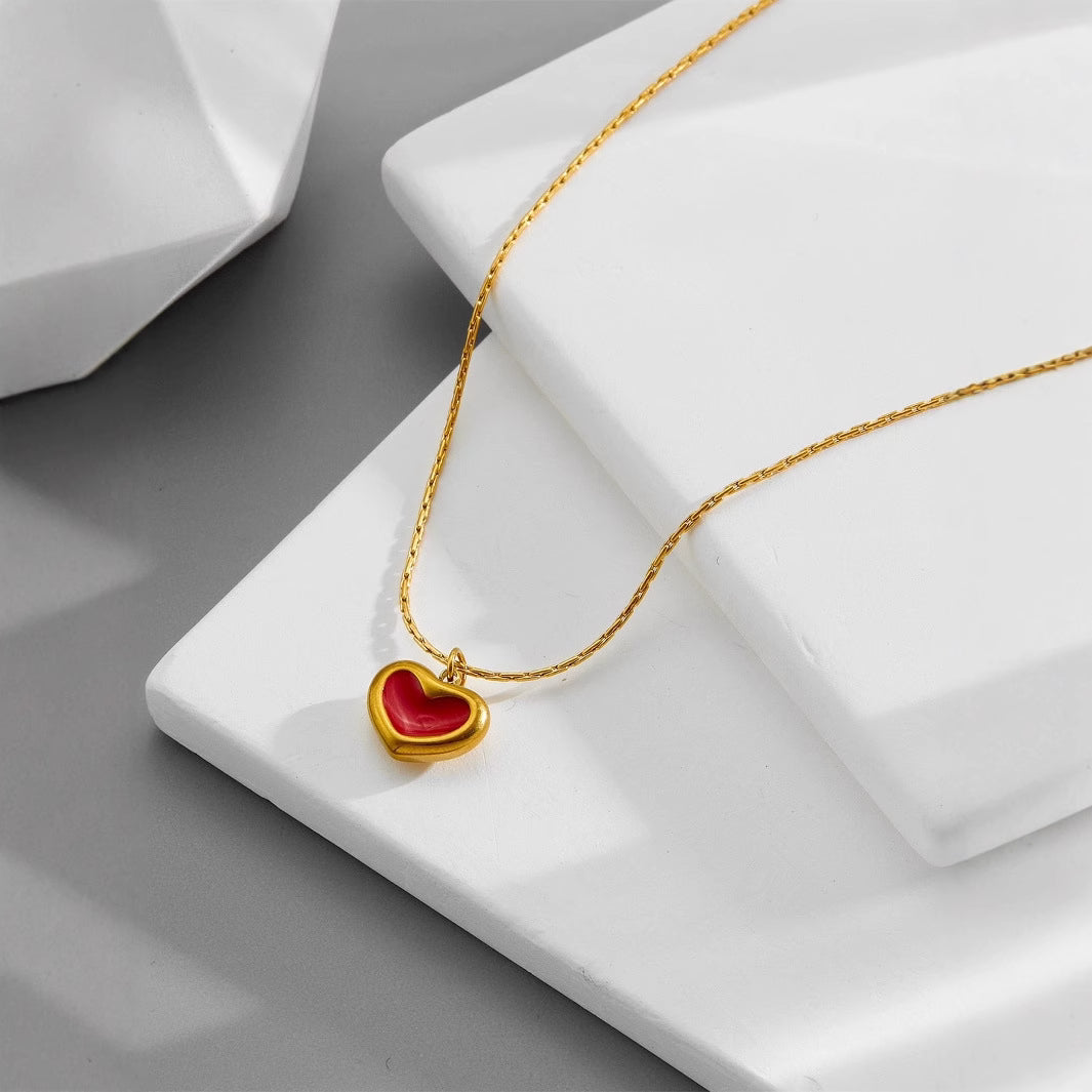 Necklace | SN272 | Red Heart