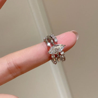 Zircon Ring | SR281 | Three in One Stack