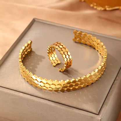 Cuff Bracelet & Ring | CBR001