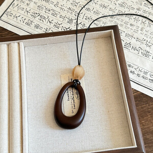 Boho Wooden Necklace | BWN01
