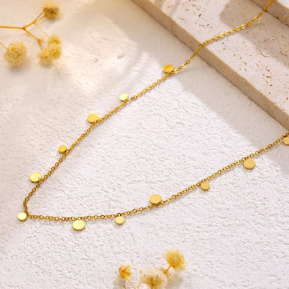 Necklace | SN273 | Round Disc