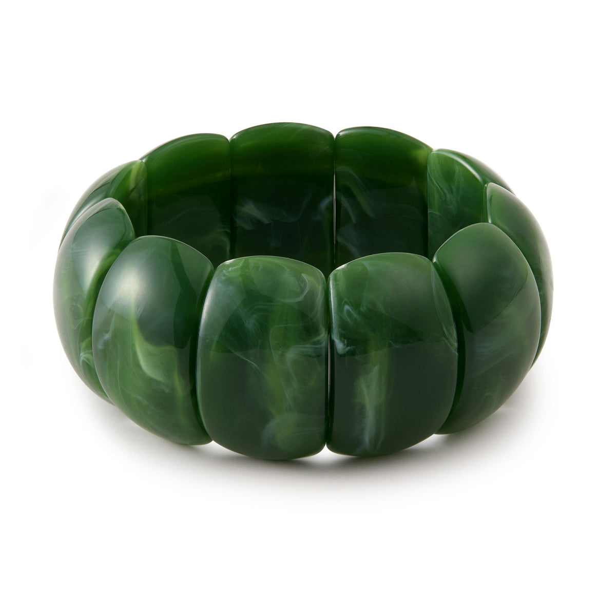 Acrylic Cuff Bracelet | ACB02 | Forest Green