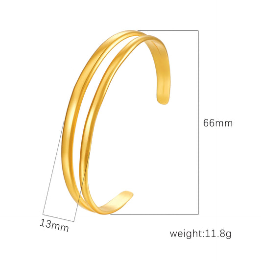 Cuff Bracelet | CB027 | Dual Band