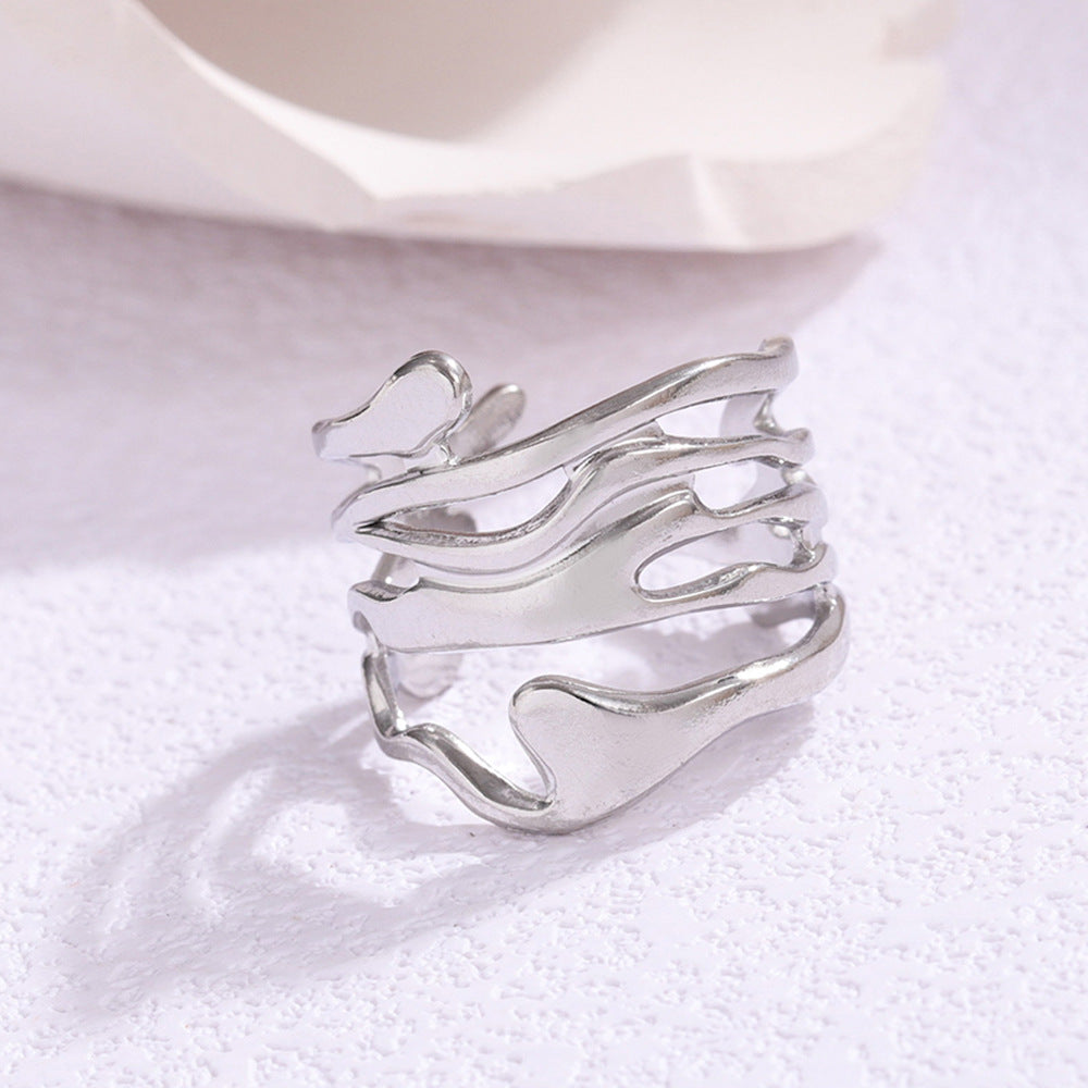 Statement Ring | SR192 | Silver