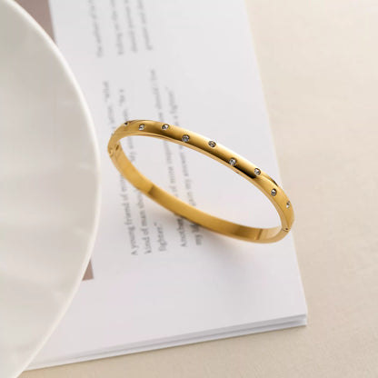 Bangle Bracelet | BB80 | Gold
