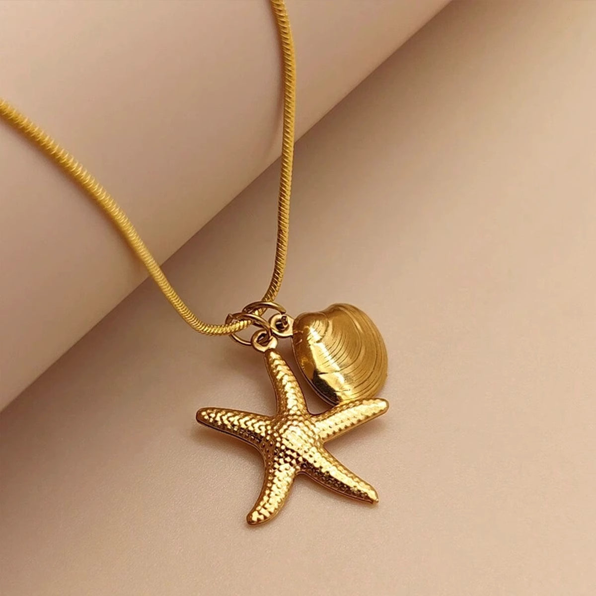 Necklace | SN277 | Starfish Shell
