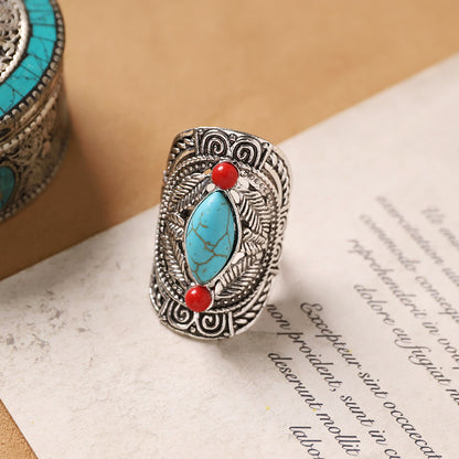 Vintage Ring | VR13 | Aqua Blue