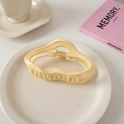 Hair Claw Clip | HCC16 | Milk Yellow