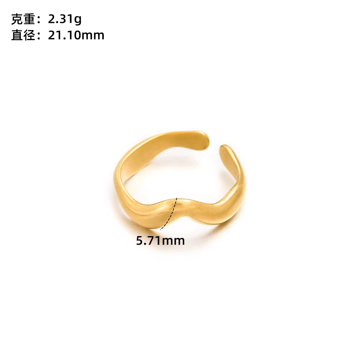 Statement Ring | SR234 | Gold