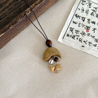 Boho Wooden Necklace | BWN12