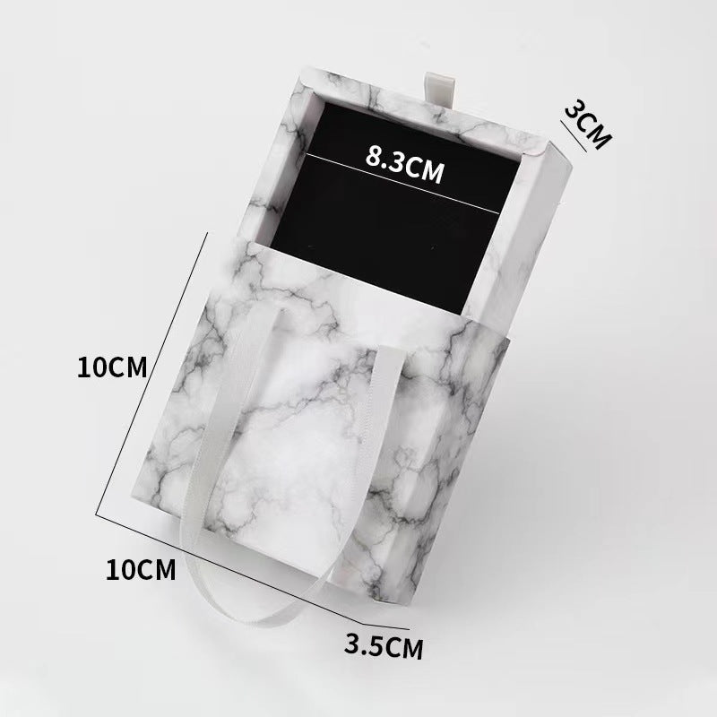 Premium Jewelry Box | Marble White