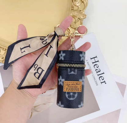 Multifunctional Bag Charms | BC003 | Five Flowered Black