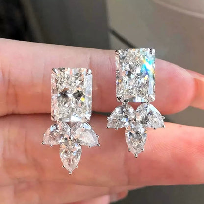 Zircon Leaf Princess Earring