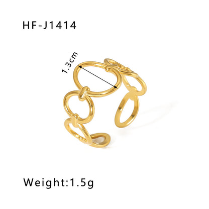 Statement Ring | SR064 | Gold