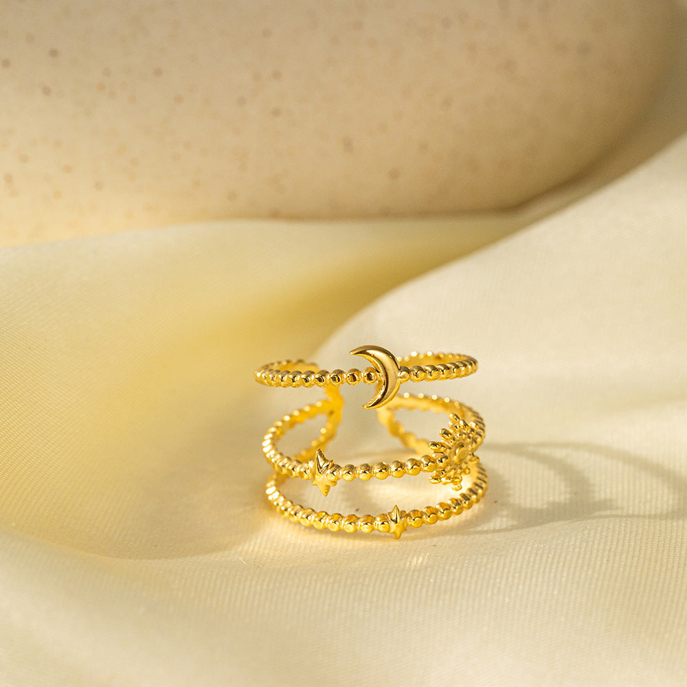 Statement Ring | SR139 | Gold